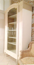french antique armoire / display